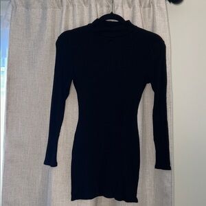 Windsor Classic Black Long Sleeve Dress